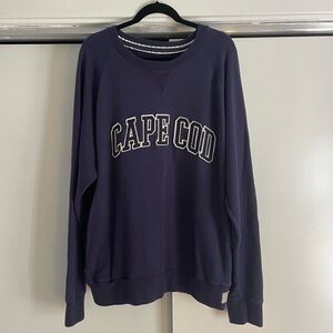 Cape Cod Navy Sweatshirt